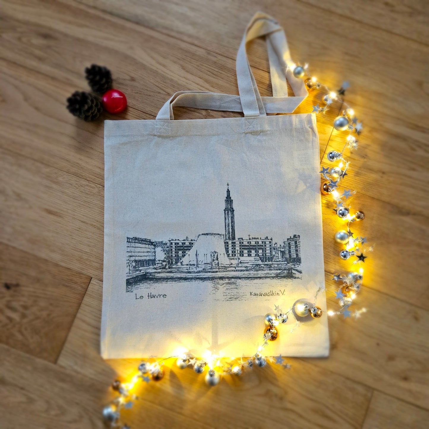 Tote bag aquarelle