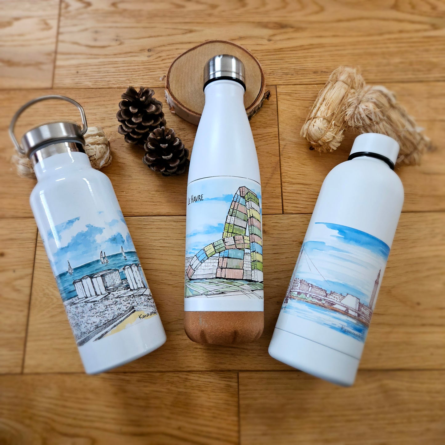 Bouteille Isotherme "Aquarelle" Le Havre