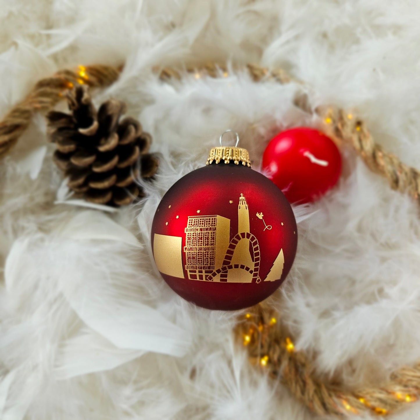 Boule de Noël - Skyline "Noël au Havre"
