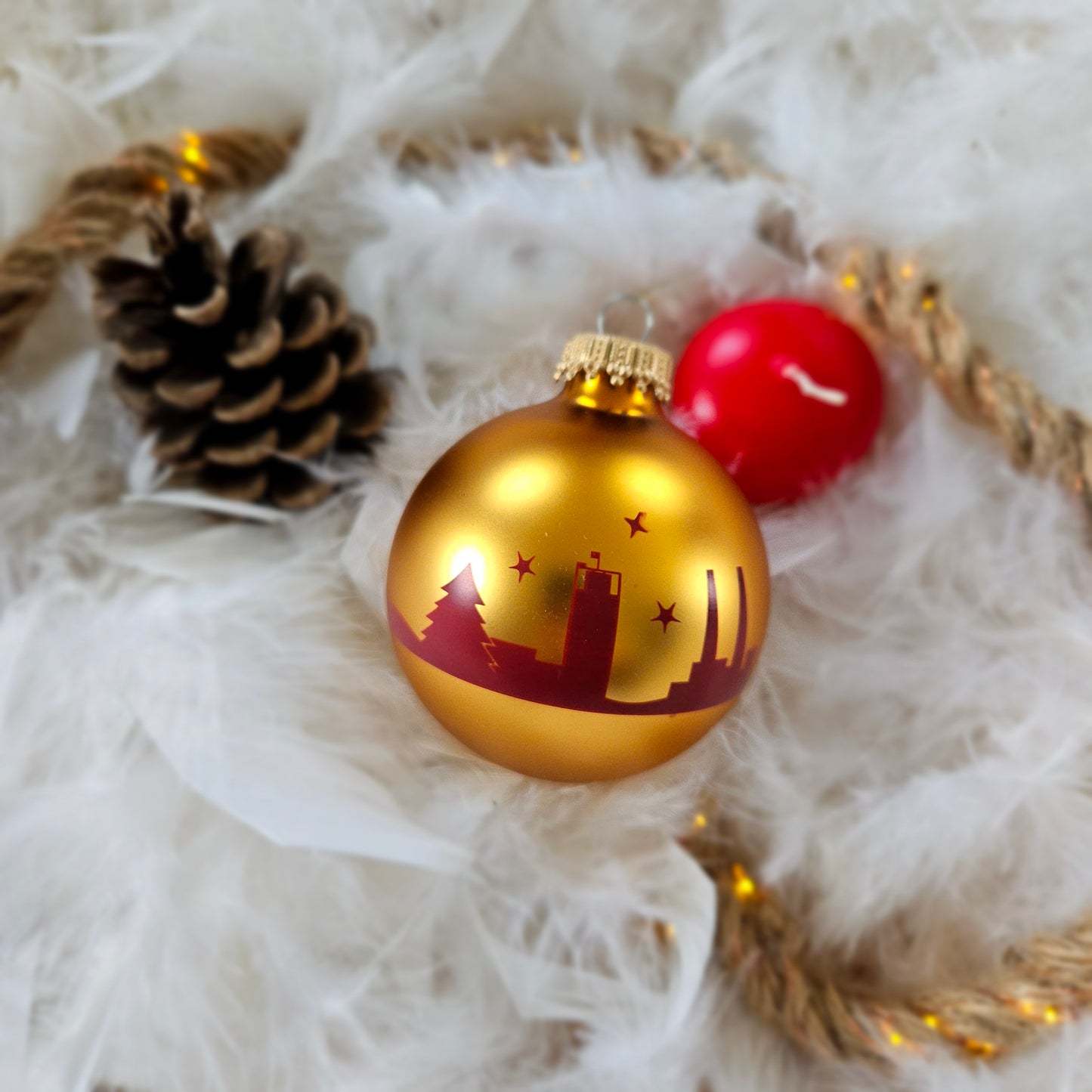 Boule de Noël - Skyline "Noël au Havre"