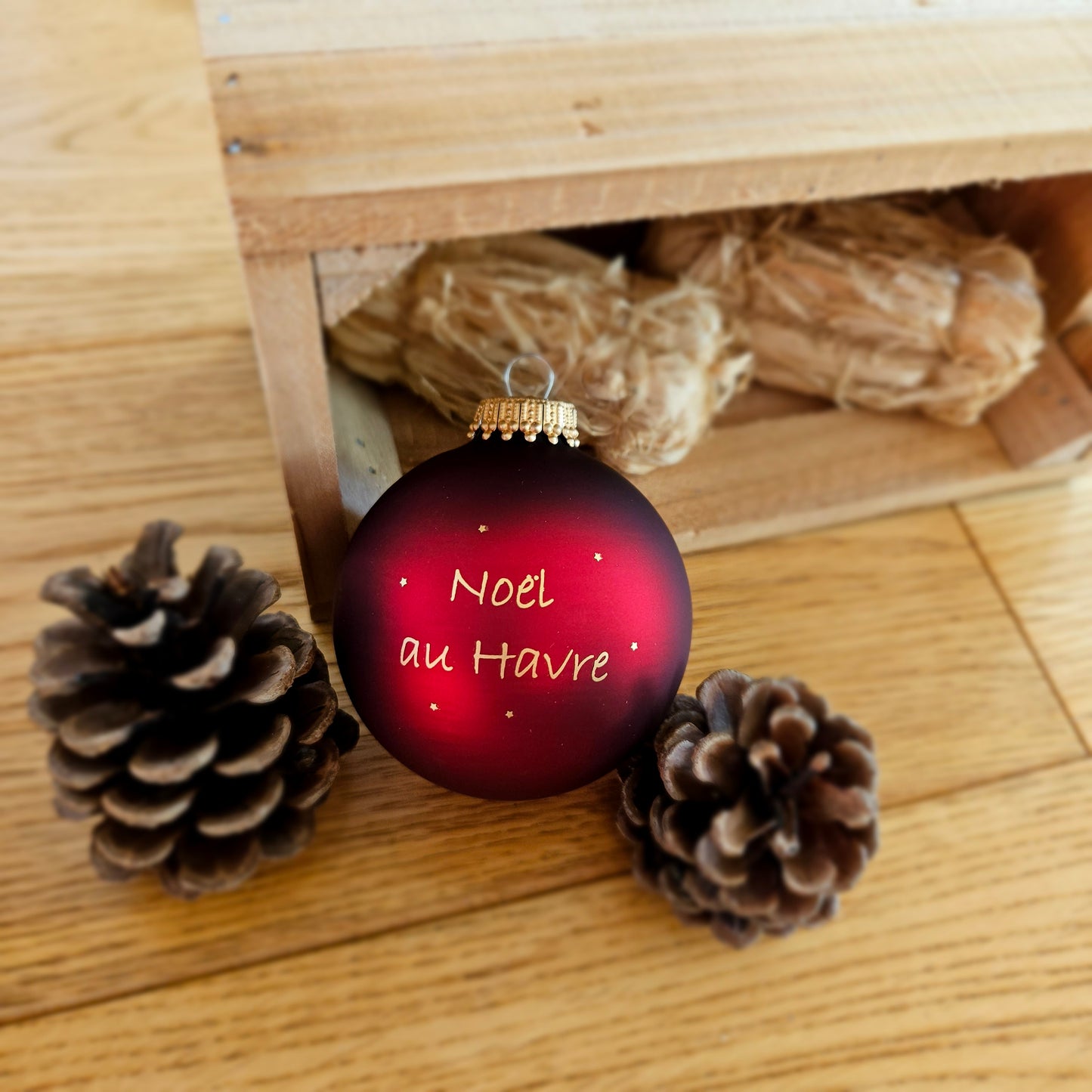 Boule de Noël - Skyline "Noël au Havre"
